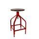 Tabouret bois et métal réglable Dessinateur 65/80 NICOLLE