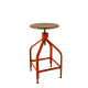 Tabouret bois et métal réglable Dessinateur 65/80 NICOLLE