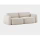 Tissu ROMO Linara 05 Porridge blanc