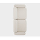 Tissu ROMO Linara 05 Porridge blanc
