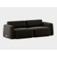 Tissu ROMO Linara 90 Espresso brun
