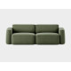 Tissu ROMO Linara 100 Tarragon vert
