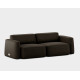 Tissu SAHCO Ecriture 380 brun