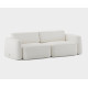 Tissu SAHCO Ecriture 100 blanc