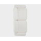 Tissu SAHCO Ecriture 100 blanc