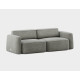 Tissu KIRKBY Spiral 23 Monochrome gris