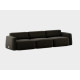 tissu ROMO Linara 90 Espresso brun