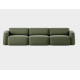 tissu ROMO Linara 100 Tarragon vert