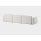 tissu SAHCO Ecriture 100 blanc