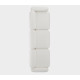 tissu SAHCO Ecriture 100 blanc