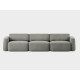 tissu KIRKBY Spiral 23 Monochrome gris