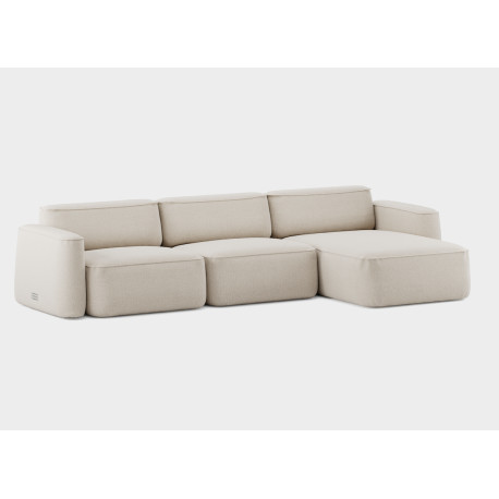 tissu ROMO Linara 05 Porridge blanc
