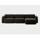 tissu ROMO Linara 90 Espresso brun