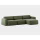 tissu ROMO Linara 100 Tarragon vert