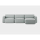 tissu ROMO Linara 253 Swedish Grey gris