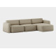  tissu SAHCO Ecriture 240 beige