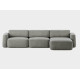 tissu KIRKBY Spiral 23 Monochrome gris