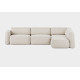 tissu ROMO Linara 05 Porridge blanc
