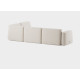 tissu ROMO Linara 05 Porridge blanc