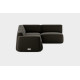  tissu ROMO Linara 90 Espresso brun