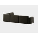  tissu ROMO Linara 90 Espresso brun