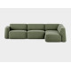  tissu ROMO Linara 100 Tarragon vert