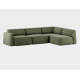  tissu ROMO Linara 100 Tarragon vert