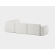 tissu SAHCO Ecriture 100 blanc