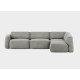 tissu KIRKBY Spiral 23 Monochrome gris