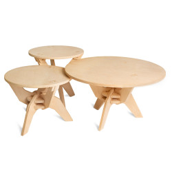 Table basse Space les 3 modèles