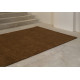 Tapis Surface motif points, caramel fumé
