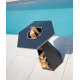 Braseros planchas Hexagone