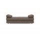 Canapé-lit Sigmund Tissu Esina 411, pieds aluminium