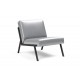 Chaise Vikko tissu Silvershine 688