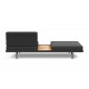 tissu Bouclé charcoal 529, plateau chêne