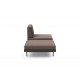 tissu Bouclé taupe 530, plateau chêne