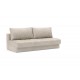 Canapé convertible Akello tissu Avella sand 280