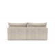 Méridienne Akello tissu Avella sand 280