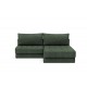Méridienne Akello tissu Avella Pine green 281