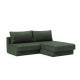 Méridienne Akello tissu Avella Pine green 281