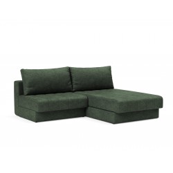 Méridienne Akello tissu Avella Pine green 281