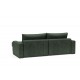 Méridienne Akello avec accoudoirs tissu Avella pine green 281