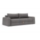 Canapé convertible Cone, tissu Avella warm grey 282