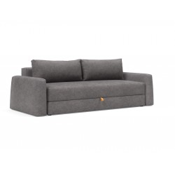Canapé convertible Cone, tissu Avella warm grey 282