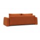 Canapé convertible Cone, tissu Esina orange brûlée 412