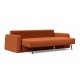 Canapé convertible Cone, tissu Esina orange brûlée 412