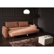 Canapé convertible Cone, tissu Esina orange brûlée 412