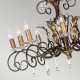 Lustre Amarilli 10 lumières ELSTEAD