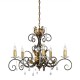 Lustre Amarilli 5 lumières ELSTEAD