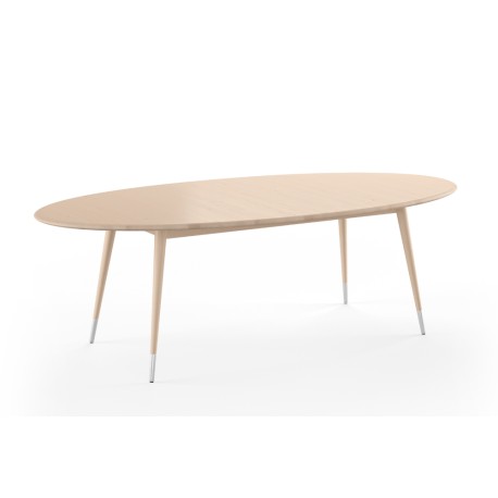 Table ovale extensible Point chêne savonné